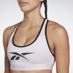 REEBOK LUX VECTOR RACER SPORTS BRA - LJÓS FJÓLUBLÁR